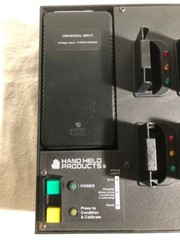 HHP Handheld Products 10-Slot Battery Charger 7200 Dolphin 90009373 + batteries