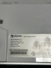 Clover C500 POS Station Monitor P500 Printer H500 Hub 24 Volt White