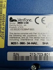Verifone VX520 VX 520 Omni 5100 Credit Card Machine Terminal Reader w/ box