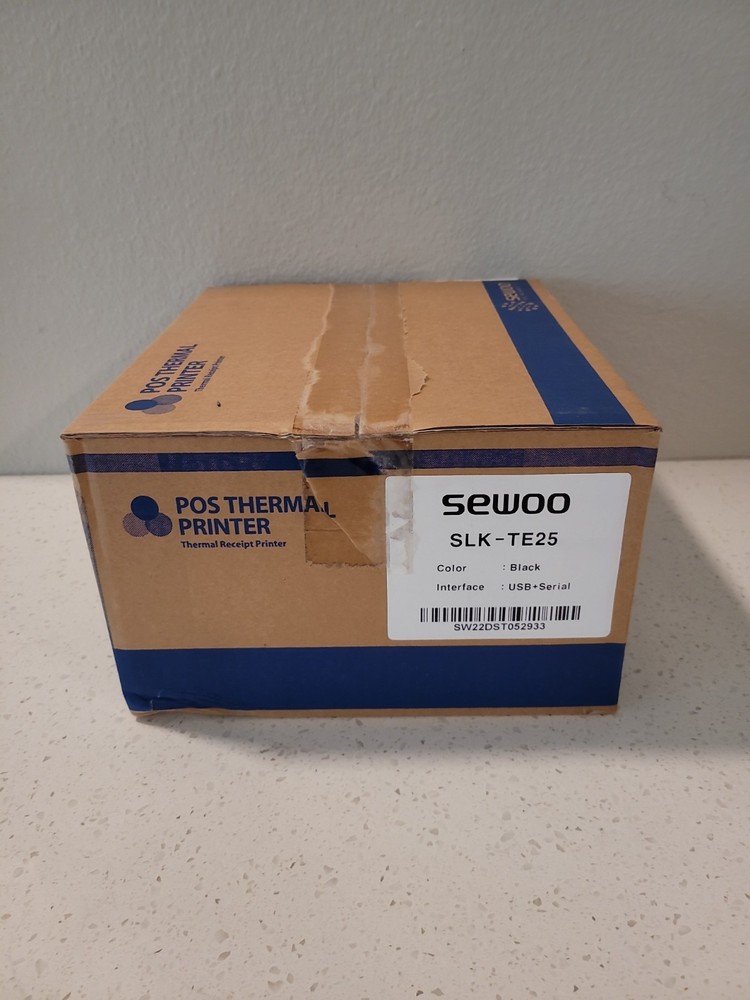 Sewoo TE25UBCG SLK-TE25 POS Printer 3″ 180DPI 200mm/sec, All-front access & exit