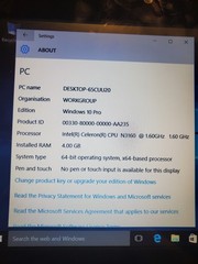 NCR 7761-3000-8800 POS 15″ Touchscreen Terminal Celeron N3160 1.6GHZ 4GB 223HD