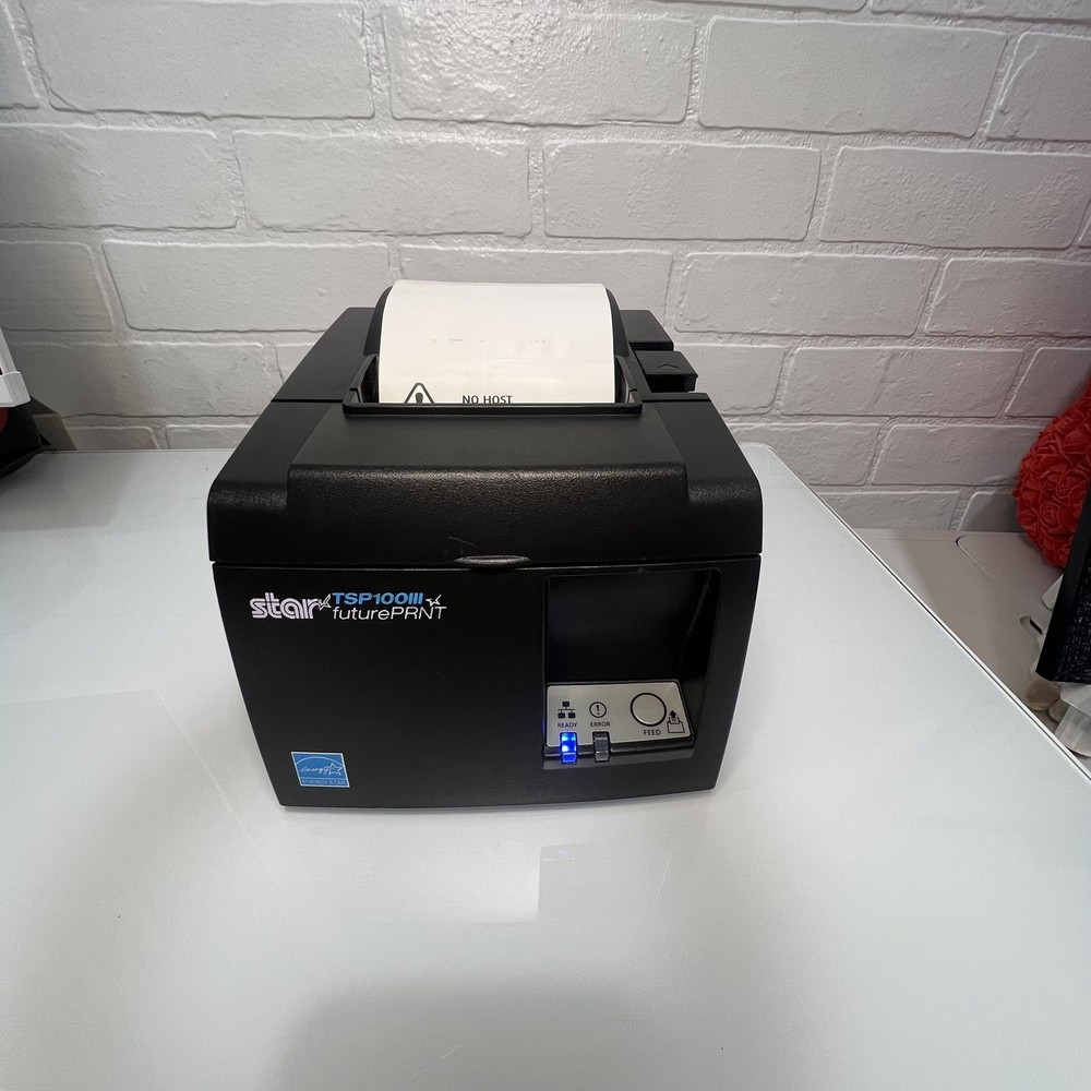 Star Micronics TSP100III Thermal POS Receipt Printer ECO FuturePRNT*Incd. Cables