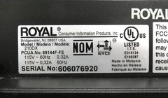 Royal 210DX Electronic Cash Register * Works, No Key