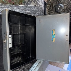 Vintage ASCO Steelmaster Metal Lock Cash Box W Cash Drawer No Key – Art Steel Co