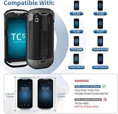 Upgraded Protective Cover Case w/ Strap for Zebra TC51 TC52 TC56 TC57 TC510K