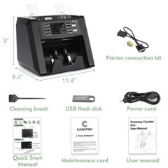Money Counter Machine Mixed Denomination Bill Value Counting Note Cash Counter