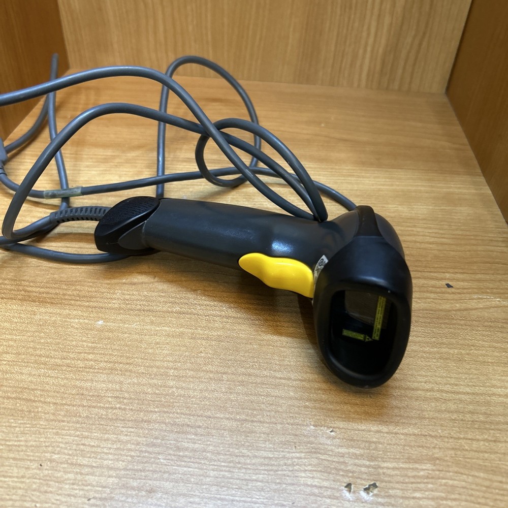 Motorola LS2208 Laser Barcode Scanner – Black/Yellow