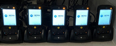 5+2 LOT Motorola MC55A0 Rugged PDA 2D Scanner Touch Display Wi-Fi + 5 Cradle/Pwr