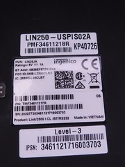 (2) Ingenico Link /2500 Wireless Card Reader (AS IS) (090524)