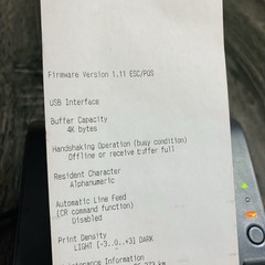 EPSON TM-T20 (M249A) Thermal Receipt Printer w/ Power Cord Tested Works