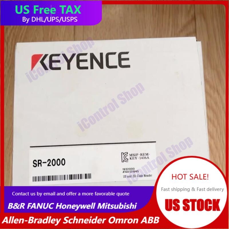 1PC New Keyence SR-2000 1D 2D Barcode Reader Scanner Vision SR2000 US Free TAX