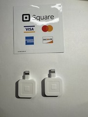 2 3Square Readers for magstripe (with Lightning connector)
