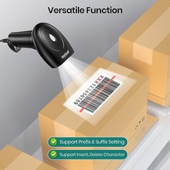 USB Wired 2D Barcode Scanner Handheld CCD 1D QR Bar Code Image Screen Scanner