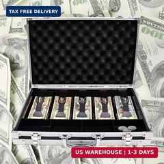 Large Cash Box with Money Tray, Lockable Money Box for Cash, Large Cash Organize
