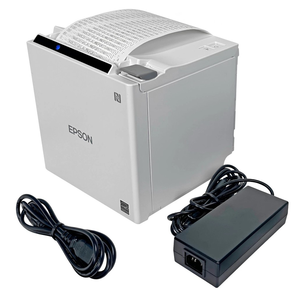 Epson TM-M30 М335А POS Compact Direct Thermal Receipt Printer LAN USB White