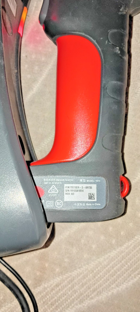 Honeywell 1911IER-3-N 1911i Handheld Barcode Scanner w/ accessories tested