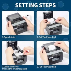 2 1/4″ x 165′ 50 Rolls Thermal Paper Cash Register POS Receipt Paper Credit Card
