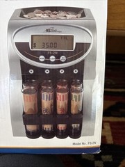 Royal Sovereign USD Digital Coin Counter Sorter FS-2D. Sorts and rolls coins!