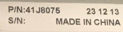 IBM POS Keyboard Top Cover PN: 41J8075
