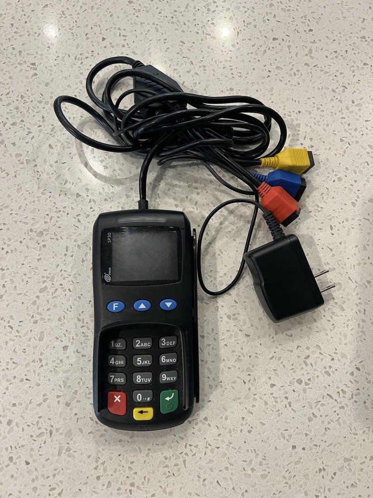 PAX SP30 Wired Credit Card Terminal POS Machine PIN Pad w/ Power Cable
