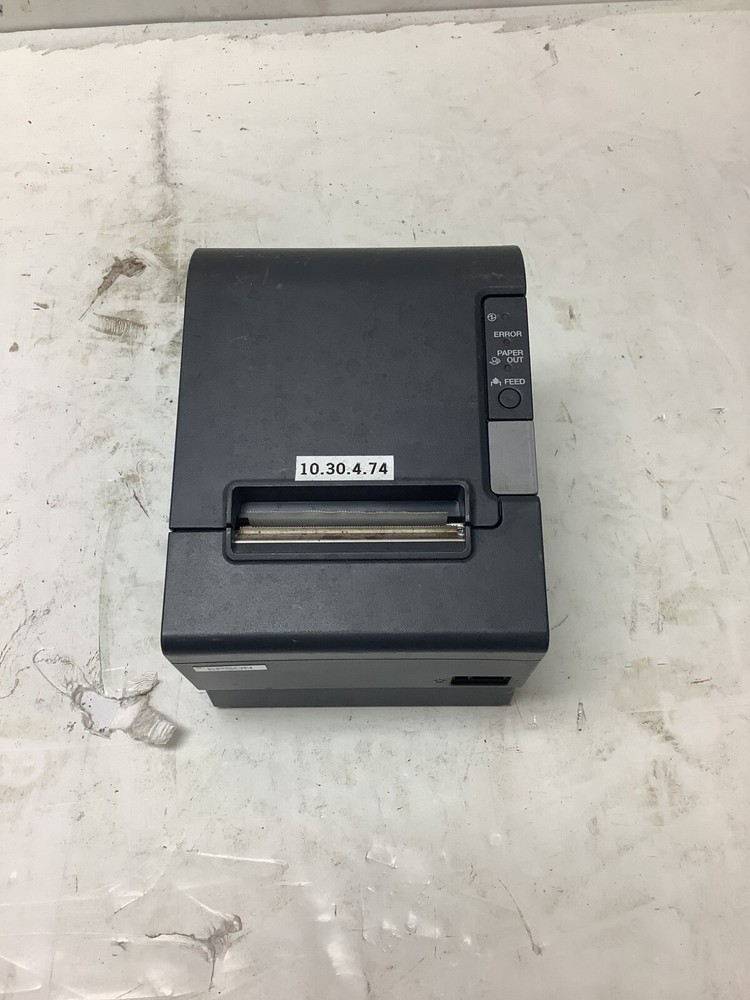 Epson TM-88IV M129H Thermal Receipt Printer MISSING PARALLEL PORT