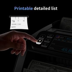 Aneken N60 Mixed Denomination Money Counter Machine, Value Counting, UV/MG/IR…