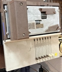 Addressograph 14-800 POS Credit Card Imprinter Manual Mechanical Brown White