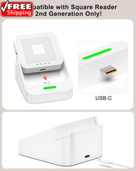 Dock for Square Reader 2Nd Generation, Holder Stand for Square Card Reader 2 Gen