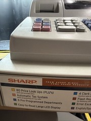 Sharp XE-A101 Electronic Cash Register Cash Drawer TESTED – NO KEYS