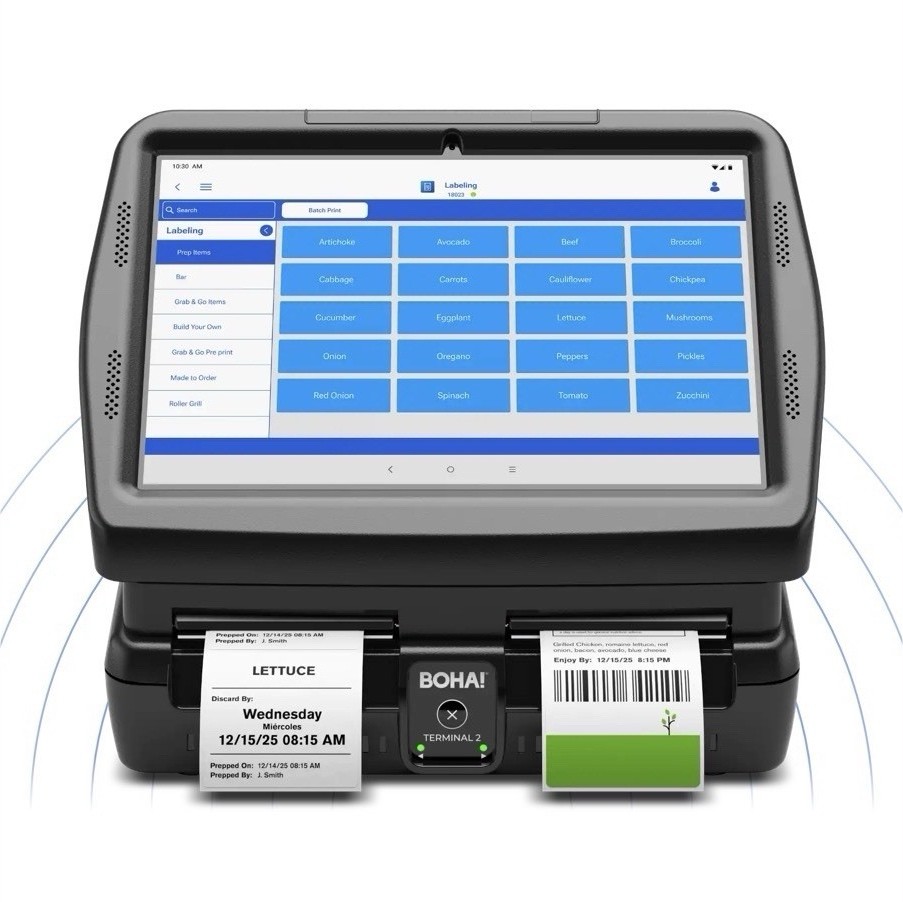 BOHA! Terminal 2 POS Touchscreen Terminal with Integrated Receipt Printer