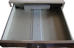 M-S Cash Drawer Insert Keys Included White SP-103-BMA Made in Japan Heavy Steel