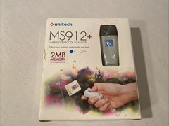 Unitech MS912+ Handheld Wireless Barcode Scanner 1D 2MB – Gray