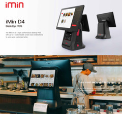 iMin D4-503 (POSTRON) POS – 15.6 inch big touch screen + built-in printer (NEW)