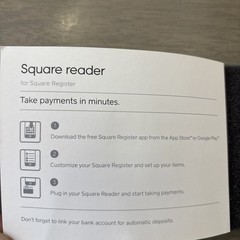Credit Card Reader Chip Machine for Apple Or Android Phones Square® OPEN BOX