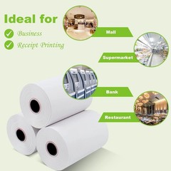 Thermal Paper for Clover, First Data – 100 Rolls