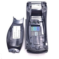 Verifone VX520 CTLS Dual Comm Credit Card POS Machine Silver w/ Adapter Charger