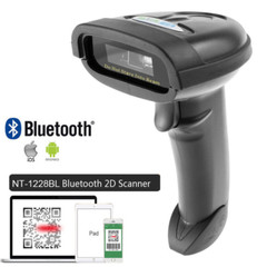 New! 1698W Handheld Wirelress Barcode Scanner AND NT-1228BL Bluetooth 2D
