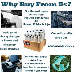 Enhance your Star TSP100 Printing with 3 1/8 in x 230 ft Thermal Paper 50 Rolls.