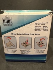 Nadex Small Coin Sorting Tube Beige