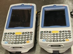 Lot of 2 Unlocked Motorola/Windows Mobile MC75A0 Handheld PC/Scanner + Cradle,