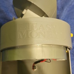 Easy Money Coin Sorter Electric Gray Plastic Model Coin Sorting Machine