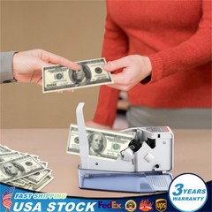 Money Counter Machine Currency Cash Bank Counterfeit Detector Cash Counting