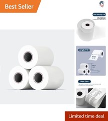 80mm Thermal Receipt Paper Rolls Compatible POS Printer 3-1/8 x 119′ 10 Rolls