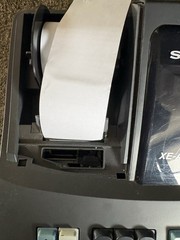 Sharp XE-A106 Electronic Cash Register With Both Keys