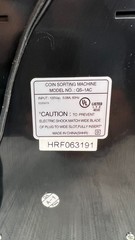 Royal Sovereign Quick Sort Electric Coin Sorter Machine Black QS-1AC Tested