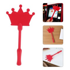 Red Lightweight Reusable Payment Wand with Card Slot for Contactless Tap Pay