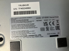 LOT of 4 CITIZEN SYSTEMS CT-E301 USB Ethernet RS-232C POS THERMAL PRINTER w/ PWR
