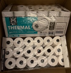 Thermal Receipt Paper 2.25X 85′, 67 Rolls BPA Free, Open Boxes