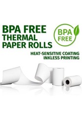 3 1/8″ x 230′ Thermal Paper POS Cash Registers Receipt Paper Roll 80mm 10 Rolls