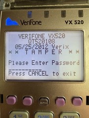 Lot of 3 Verifone VX520 & Pax S300 Credit Card Machine Terminal Readers Power On